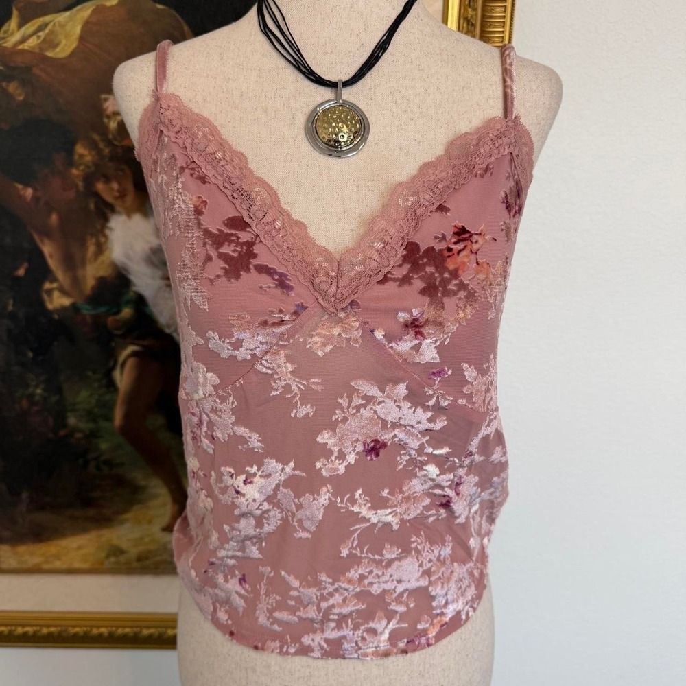 Y2K Styled Self Esteem Velvet Cami